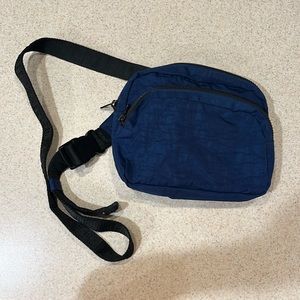 Marine blue fanny pack
